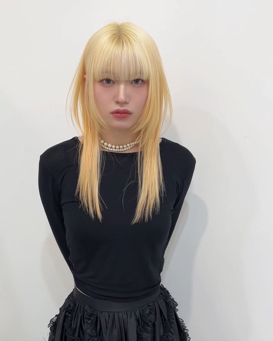 슬릭컷 · 탈색