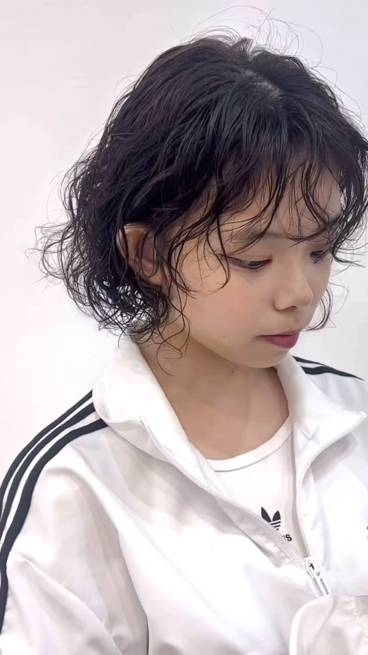 히피펌 · 단발펌