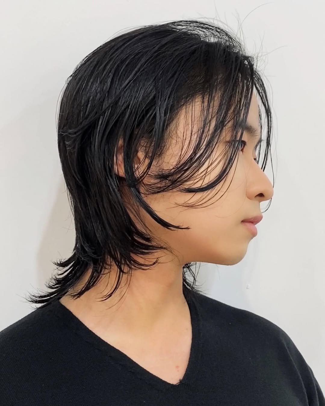 레이어드컷 · 아이롱펌
