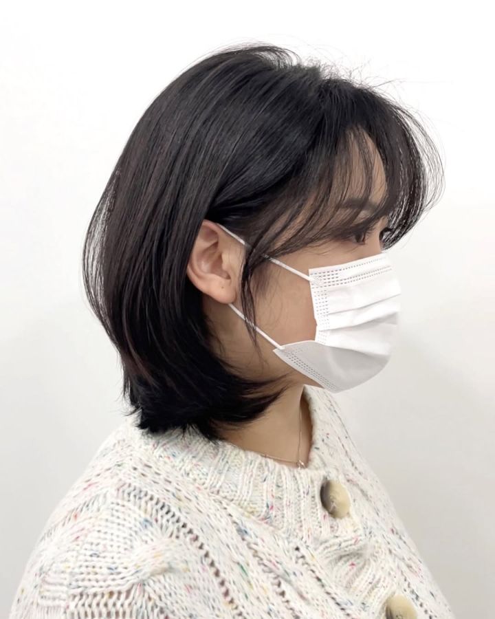 레이어드컷 · 단발