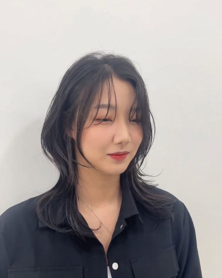 레이어드펌 · 단발