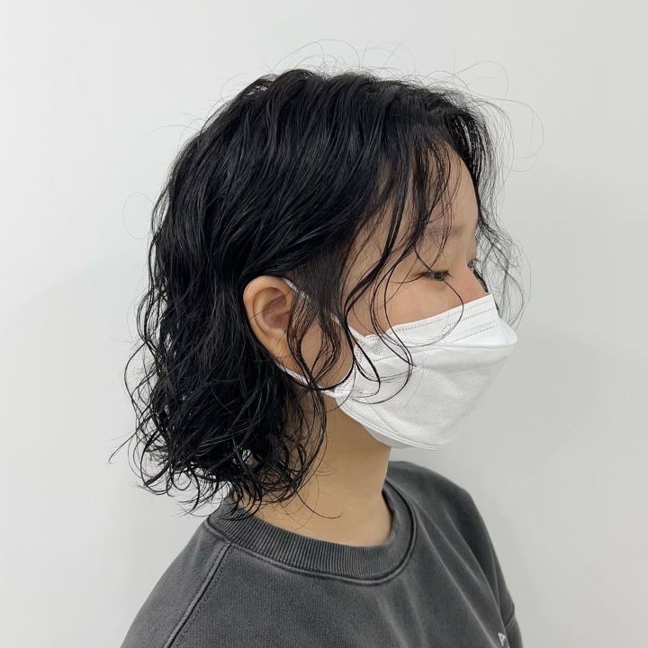 굵은히피펌
