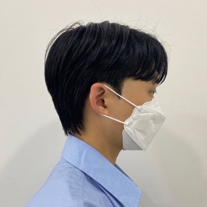 리프컷 · 아이롱펌