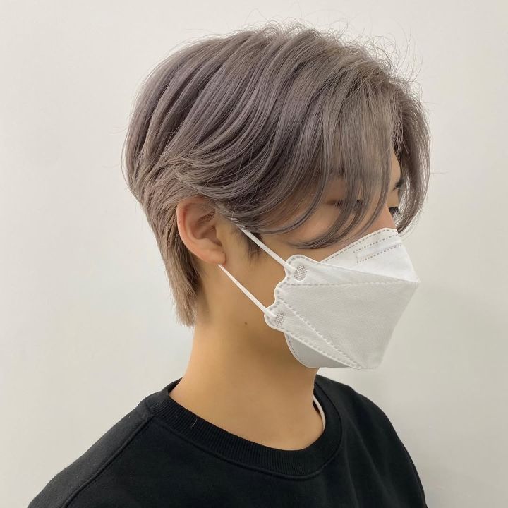 리프컷 · 탈색