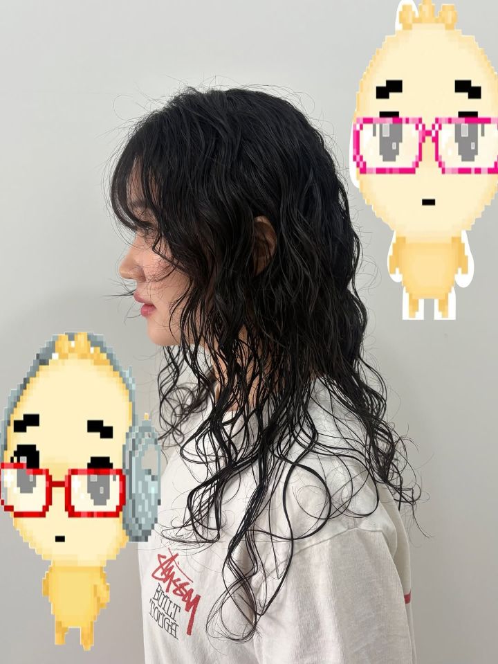 굵은히피펌