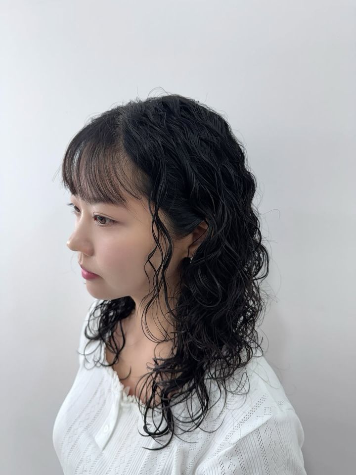 굵은히피펌