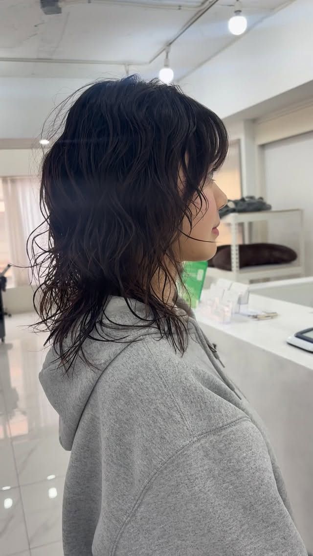 굵은히피펌